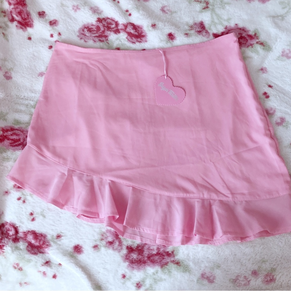 Sugar thrillz bubblegum pink skirt XL
